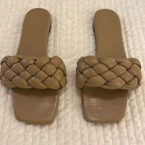 Braided sandals